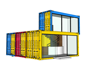 Contenedor de estructura de acero ligero prefabricado de lujo <span class=keywords><strong>Casa</strong></span> de oficina <span class=keywords><strong>en</strong></span> Sudáfrica contenedor moderno <span class=keywords><strong>casa</strong></span> - Product Image 4
