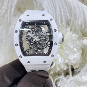 Luxury White Ceramic <b>Skeleton</b> <b>Watch</b> Men Blue Dial <b>Automatic</b> Sapphire Crystal Sport <b>Watch</b> - Product Image 2