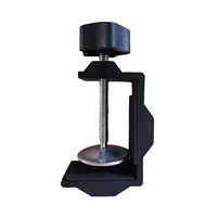 Pince de bureau en métal noir pour montage de Microphone, pince de bureau en métal, pince de support de bras, Clip de montage de bureau