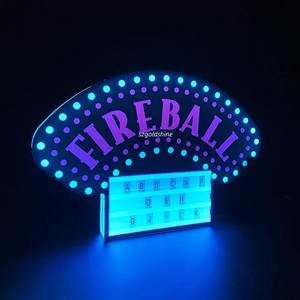 Dessin animé texte lumière carte interactive accessoires de levage pour Bar nuit fête fournitures Halloween atmosphère mise en page et activités - Product Image 5