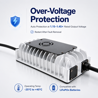 Chargeur de batterie industriel LiFePO4 XieTong XP70 36V 5A 14.6V 5A 29.2V 20A, station de charge étanche