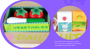 <span class=keywords><strong>Caseta</strong></span> de juguete de comida de <span class=keywords><strong>madera</strong></span> para niños, juego de simulación de tienda de frutas y verduras, superventas, 2023 - Product Image 5