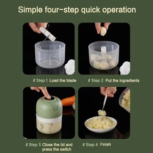 Hot Sale Portable Food Grade Electric <b>Mini</b> Garlic Grinder with USB Charging - Product Image 5
