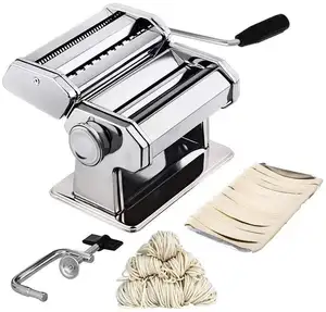 Machine manuelle de fabrication de pâtes de nouilles en acier inoxydable de cuisine à domicile de vente en gros