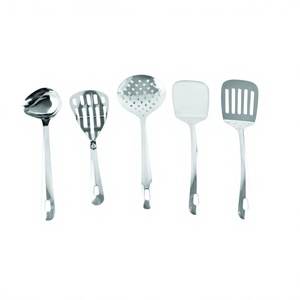Vente en gros d'outils de cuisine Lara de qualité supérieure en acier inoxydable, ensemble de 10 pièces au design classique et élégant - Product Image 1
