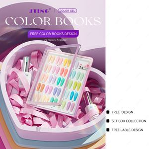 JTING - Elegante Caja de Colección de Esmaltes de Gel en 24 Colores Pastel, Altamente Pigmentados, Cobertura en Una Sola Capa, OEM ODM - Product Image 5
