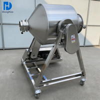 Mélangeur à tambour rotatif automatique en acier inoxydable 304 de qualité alimentaire pour épices, herbes et poudres sèches, avec boîte de vitesses à roulement, directement de l'usine