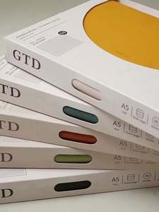 Pu Leather Hardcover <b>Sewing</b> Binding Creative Office A5 Notebook Travel Diary Meeting Minutes Customized Wholesale Gift <b>Box</b> - Product Image 2