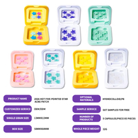 AUSLKA Beauty Cosmetic Box Correcteur Invisible Patchs Hydrocolloïdes Anti-Acné Huile Essentielle Parfum Miel Patchs Colorés pour Boutons