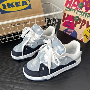 Zapatos de Lona para Hombre, Estilo Casual, con Diseño de Pan Tostado en Blanco y Negro, Zapatos Deportivos de Verano con Estampado de Goma para Parejas - Product Image 2