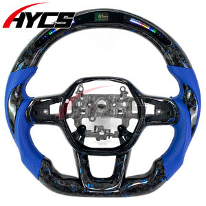 Volante LED RPM <span class=keywords><strong>de</strong></span> Fibra <span class=keywords><strong>de</strong></span> Carbono Forjada Personalizado para Honda Civic, Accord, CR-V, HR-V <span class=keywords><strong>de</strong></span> 11.ª Generación 2022-2025 – Accesorios para Coche - Product Image 1