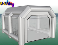 Cabine de peinture gonflable professionnelle, cabine de peinture au pistolet avec souffleur d'air, cabines de peinture au pistolet pour voitures, 20x10x9 pieds, 26 pieds