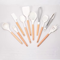 Nouvel ensemble d'ustensiles de cuisine en silicone antiadhésif : spatule et louche à soupe – Outils de cuisine
