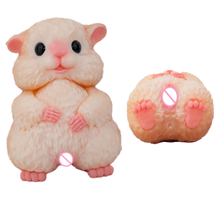 GEEBA Kawaii Hamster Design Fantasy Male Stroker Body Safe Medical Silicone Soft Texture Realistic Experience - Product Image 1