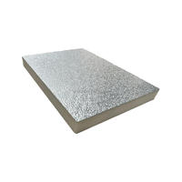 Panneau de conduit d'air PIR pré-isolé 20-40 mm, Conduit d'air BS476 Classe 0, Panneau de conduit AC, Isolation thermique de plafond pour systèmes CVC