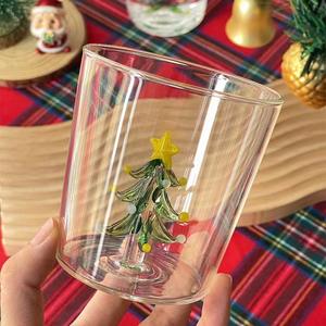 NEWELL Meilleure vente 3D Arbre de Noël Gobelet monocouche Vintage Transparent Verre Sublimation Mug - Product Image 4