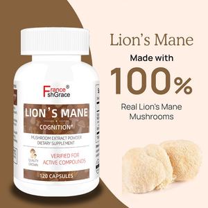 Complément alimentaire personnalisé à base d'extraits de champignons Lion's Mane pour femmes et hommes, favorisant la santé cérébrale - Product Image 2