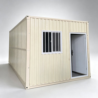 Casa Contenedor Prefabricada Desmontable de 10-40 pies de Fácil Montaje, Resistente a la Humedad, para Campamentos de Construcción