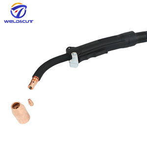 Soplete de soldadura <span class=keywords><strong>Tweco</strong></span> Fusion 180Amp <span class=keywords><strong>pistola</strong></span> <span class=keywords><strong>MIG</strong></span> refrigerada por aire 10FT 12FT estilo <span class=keywords><strong>Tweco</strong></span> 8 pines - Product Image 2