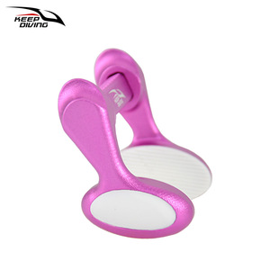 อุปกรณ์ฝึกว่ายน้ำแบบนุ่ม ทำจากอลูมิเนียมและซิลิโคน ยี่ห้อ Keep Diving Nose Clip - Product Image 4