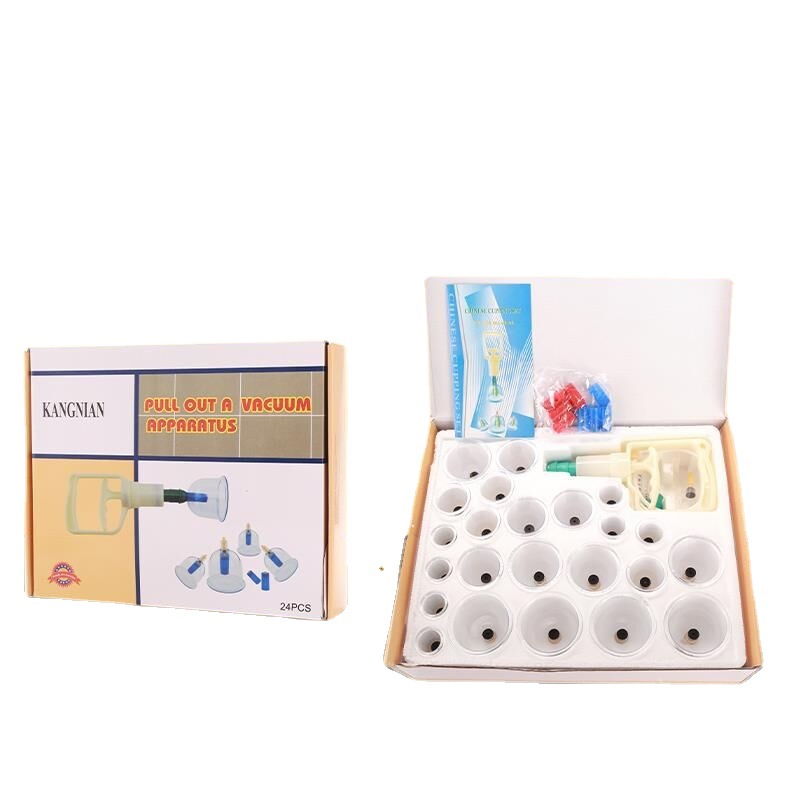 24 шт. баночный массаж комплекты всасывания массаж баночный набор с вакуумным зажимом Магнитный насос из нержавеющей стали целлюлита баночный массаж улучшить ваше здоровье
