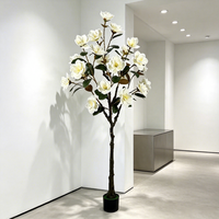 Direkt vom Hersteller: Künstlicher Magnolienblütenbaum, Kunstblumen für Veranstaltungen, Hochzeiten, Diwali-Dekoration, Geburtstagsgeschenk