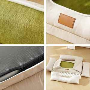 Pet Bed Egg Memory Foam <b>Cat</b> Bed Cave Large Dogs Dutch Velvet Anti-Slip Removable PP Cotton Eco-Friendly Modern Comfortable - Product Image 6