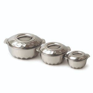 Juego de Ollas Clásico Premium de 3 Piezas de Acero Inoxidable con Aislamiento Térmico y Tapas con Acabado Espejo, Apto para Horno y Lavavajillas - Product Image 3