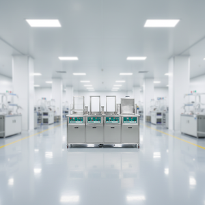 Nouvelle machine de nettoyage à ultrasons électrique industrielle multi-bacs semi-automatique avec système de levage pour le nettoyage des filtres DPF - Product Image 3