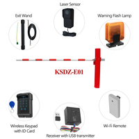 Détecteur de boucle de barrière KSDZ-E01 25W 2.5M à fonctionnement facile, pour la sécurité des parkings, fournisseurs de barrières solaires pour commandes en gros
