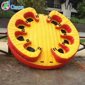 <span class=keywords><strong>Coussin</strong></span> <span class=keywords><strong>flottant</strong></span> gonflable de haute qualité, toboggan aquatique, jeux aquatiques confortables, canapé UFO fou rempli d'eau, <span class=keywords><strong>bateau</strong></span> remorquable Twister - Product Image 3