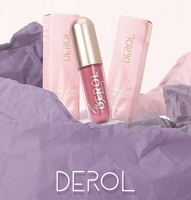 DEROL gingembre menthe lèvre glaçure dodu paillettes verre brillant à lèvres diamant brillant Sexy lèvres eau lumière miroir liquide rouge à lèvres non collant
