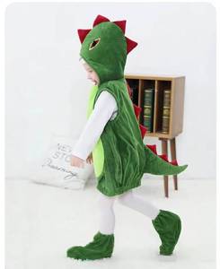 Tenue de dinosaure 2026 pour enfants – Déguisement vert pour garçons et filles, idéal pour Halloween et Noël - Product Image 4