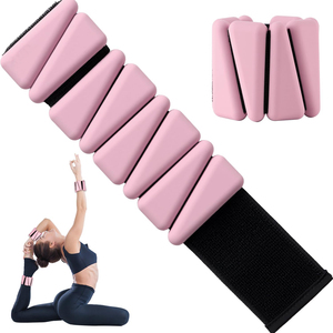 Pesas Ajustables Triangulares de Silicona para Tobillos y Muñecas (1/2/4 lb por Par), Impermeables, Ideales para Gimnasio y Entrenamiento - Product Image 3