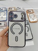 Étui de protection magnétique électroplaqué en TPU haut de gamme FY pour téléphones mobiles 16/15/14/17promax