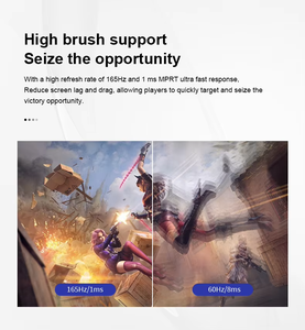 Moniteur d'ordinateur multifonctionnel très abordable pour PC <span class=keywords><strong>Gamer</strong></span>, écran LED 1080p 180Hz 27 pouces, moniteurs multi-ordinateurs - Product Image 6