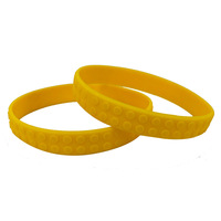 Bracelet coloré en plastique fait main pour enfants, motif géométrique, fournitures de fête, design blocs de construction, cadeau