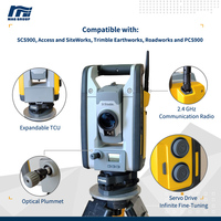 Station totale robotisée reconditionnée Trimble SPS930 1'' DR+ 700m sans réflecteur 20Hz avec suivi actif ID et guidage 3D, contrôle de machine, IP55, 30x