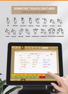 Precio de fábrica, impresora de recibos para restaurante y comercio minorista con pantalla táctil de 15.6 pulgadas, Windows 7/10, caja registradora POS, terminal POS, sistema POS todo en uno - Product Image 2