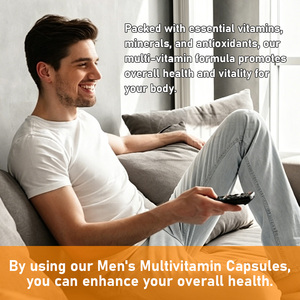 Cápsulas de Multivitaminas <span class=keywords><strong>para</strong></span> <span class=keywords><strong>Hombre</strong></span> de Marca Privada, Apoyan <span class=keywords><strong>la</strong></span> Salud Inmunológica Durante Todo <span class=keywords><strong>el</strong></span> Año con Más de 20 Vitaminas y Minerales, Suplemento <span class=keywords><strong>para</strong></span> <span class=keywords><strong>la</strong></span> Salud Masculina - Product Image 5