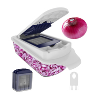 Huis & Keuken Gadgets Multi Chopper Slicer 16 Stuks Vegetarische Snijmachine Eenvoudig Te Gebruiken Groente Tool Magic Chopper