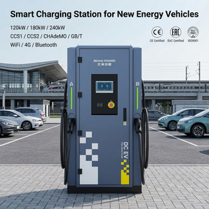 สถานีชาร์จเร็ว DC 120kW สำหรับรถยนต์ไฟฟ้า ผลิตโดยตรงจากผู้ผลิต EVSE ระดับ IP54 กันน้ำ สำหรับใช้งานสาธารณะในงานก่อสร้าง - Product Image 2