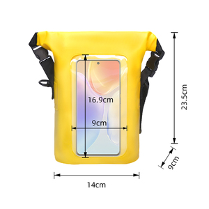 Individuelles Drucklogo 2L 5L 10L 15L 20L Wandern Schwimmen 500D PVC-Planze wasserdicht Meeresverpackung Individueller wasserdichter Trockensack - Product Image 2