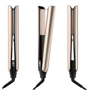 Private Label Electric Infrared Ionic Titanium <strong>Hair</strong> <strong>Straightener</strong> Flat Iron Household Use With Styling Function - Product Image 1
