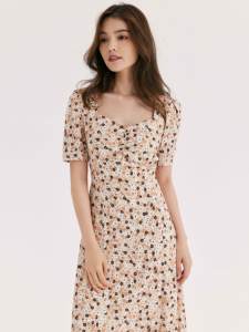 Stock lote 100% tela de rayón estampado digital sin arrugas patrón floral tela lisa para vestido - Product Image 2