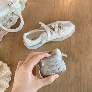 Zapatos de Plataforma Estilo Coreano - Nuevos Zapatos Deportivos de Ballet con Velcro, Estilo Vintage Versátil 2026 - Product Image 3