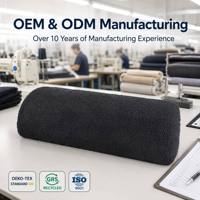 Coussin de repose-pieds semi-circulaire à récupération lente pour fauteuil inclinable, oreiller de jambe, support lombaire, coussin de jambe pour soulagement de la douleur sur canapé et chaise - Usine OEM