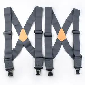 Deepeel YB612 5*120cm giyim aksesuarları erkek elastik geniş parantez yetişkin x-tipi jartiyer ayarlanabilir spor çalışma askı