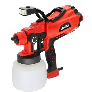 Electric Spray Gun 1 L Cup Capacity <b>LED</b> <b>Work</b> <b>Light</b> Brushed Motor 1.2 Mm Nozzle Home Use - Product Image 2