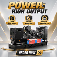 Générateur diesel haute performance 200 KVA grande capacité, type ouvert, puissance de secours 160 kW pour sites miniers avec certifications CE ISO